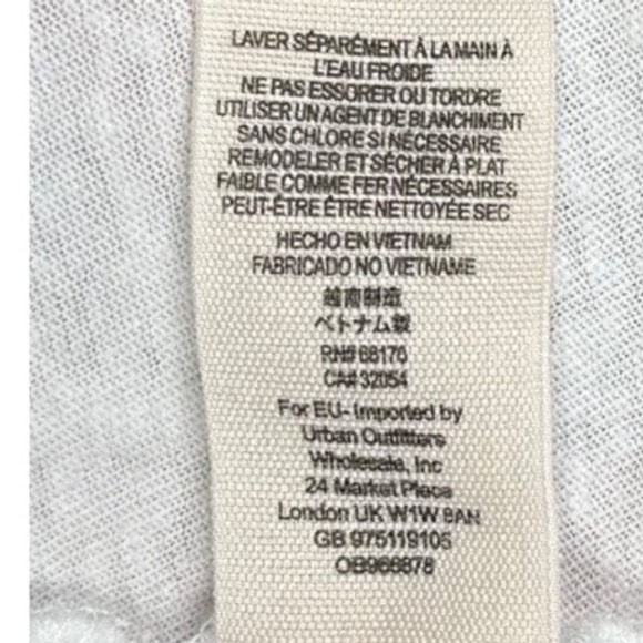 Free People Keep It Casual Tee, T Shirt Top White, Size Medium - Picture 10 of 10